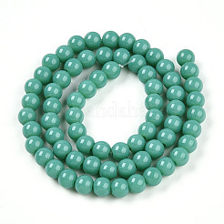 Запекание окрашенных непрозрачных стеклянных бусин&nbsp;LS-GLAA-T032-P6mm-12A-1