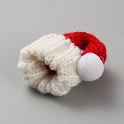 Рождественская тема ручной работы из шерстяной пряжи AJEW-WH0314-525B-01