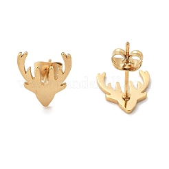 Серьги-гвоздики из нержавеющей стали 304&nbsp;EJEW-I317-03G