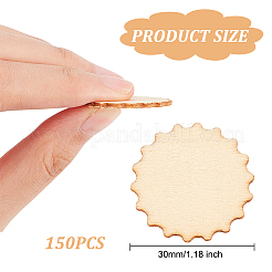 Незаконченные деревянные части&nbsp;LS-WOOD-WH0027-70