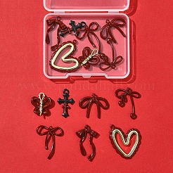 14 шт. 7 стиля подвески из сплава с эмалью&nbsp;FIND-FS0004-27