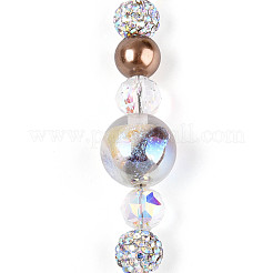 Нити стеклянных и акриловых бусин&nbsp;MAK-T011-06M