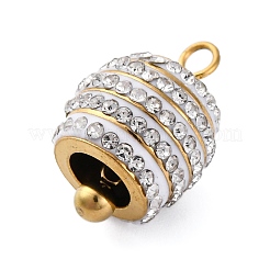 Подвески из нержавеющей стали 304 с кристаллами и стразами&nbsp;STAS-H235-12G