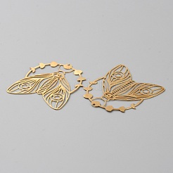 Полые медные подвески&nbsp;KK-CJC0009-02C-01