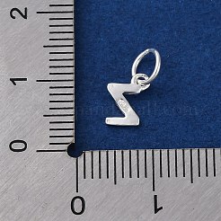 925 подвеска в виде буквы из стерлингового серебра&nbsp;LS-STER-C012-01S-Z