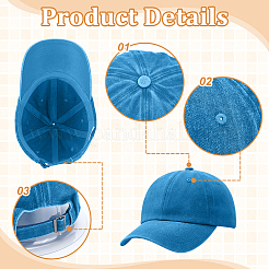 15 шт. двухцветная кепка для мужчин&nbsp;AJEW-WA0001-55