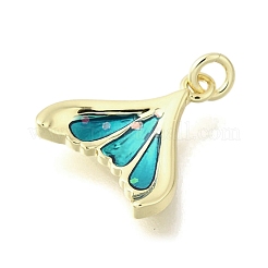 Латунь эмаль подвески&nbsp;KK-U072-09G