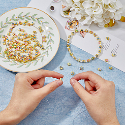 140шт 7 цвета сплава эмалевые бусины&nbsp;FIND-FH0007-60