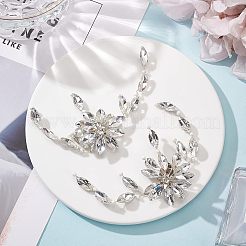 1 комплект стеклянных украшений для обуви&nbsp;FIND-FG0001-38