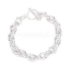 Браслеты из нержавеющей стали 304 с цепочками для женщин и мужчин&nbsp;BJEW-P376-02S