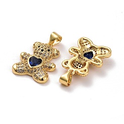 Латунные микро проложить кубического циркония подвески&nbsp;KK-K258-24D-G-RS