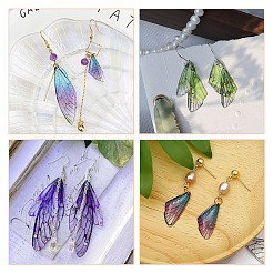 20 шт. 10 стильных подвески из прозрачной смолы&nbsp;RESI-TA0003-25D