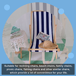 Чехол на стул из холщовой ткани&nbsp;AJEW-WH0250-31B