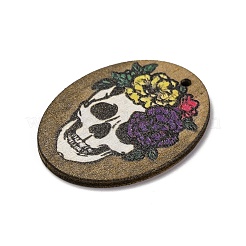 Деревянные подвески с односторонним принтом&nbsp;WOOD-B009-01F