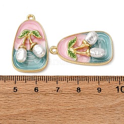 Подвески из эмалевого сплава легкого золота&nbsp;ENAM-B028-34KCG-01