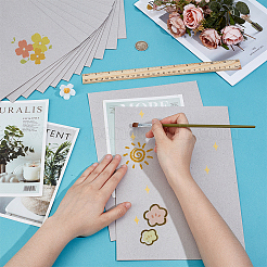 Прямоугольные бумажные доски&nbsp;AJEW-WH0348-734E