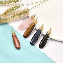 Природные и синтетические смешанные каменные подвески&nbsp;PALLOY-JF00893