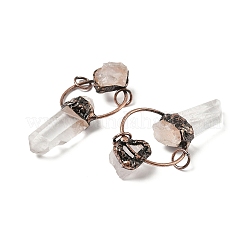 Подвески из натурального кварцевого кристалла призмы большие&nbsp;G-C204-01R