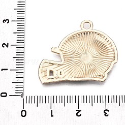 Подвески из эмалевого сплава на тему регби&nbsp;LS-ENAM-T021-05KCG