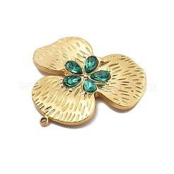 Подвески из нержавеющей стали 304 со стразами&nbsp;STAS-R155-069G