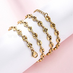 Цепочки из кофейных зерен из нержавеющей стали 304&nbsp;NJEW-C073-11G