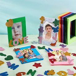 32 шт. прямоугольная рамка из шерстяного фетра для новорожденных&nbsp;DIY-CA0004-52