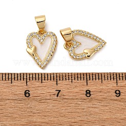 Латунные микро проложить кубического циркония подвески&nbsp;KK-D390-25G-02