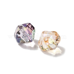 UV покрыты прозрачные акриловые бусины&nbsp;OACR-P032-02M