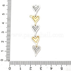 Латунные микро проложить кубического циркония большие кулоны&nbsp;KK-A285-04A-GP