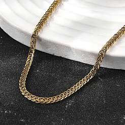 3 мм цепочка из нержавеющей стали 304 пшеничного цвета для мужчин&nbsp;LS-STAS-V011-03D-G