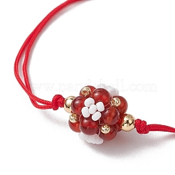 Браслеты из натурального карамельного браслета&nbsp;BJEW-MZ00154-03