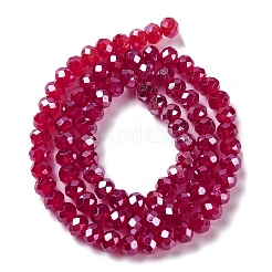 Запекание гальванических нитей стеклянных бусин&nbsp;LS-DGLA-A039-J6MM-B02