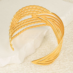 Браслеты-манжеты из нержавеющей стали 304 для женщин&nbsp;CO0249-2