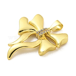 Настоящие 18к позолоченные латунные подвески с микропаве и кубическим цирконием&nbsp;KK-R159-45G