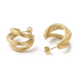 Серьги-гвоздики из нержавеющей стали 304&nbsp;EJEW-Z026-11G