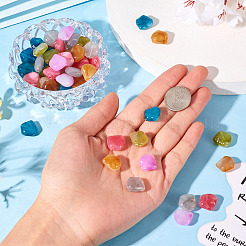 180шт 6 цвета прозрачные акриловые бусины&nbsp;OACR-TA0002-66