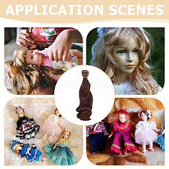 6шт кукольный парик волосы&nbsp;DIY-ME0001-59B