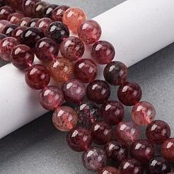 Природного кварца клубники нитей бисера&nbsp;G-J373-16-10mm-01