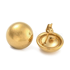 Серьги-гвоздики из нержавеющей стали 304 полукруглые для женщин&nbsp;EJEW-U022-03G