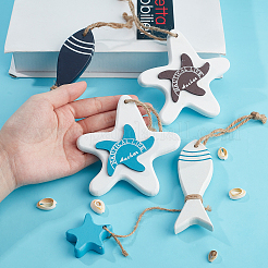 Деревянные подвески в средиземноморском стиле&nbsp;WOOD-PH0009-25