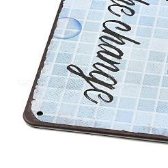 Старинный металлический оловянный знак&nbsp;AJEW-XCP0003-21