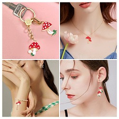 24шт 4 стиля подвески из сплава с эмалью&nbsp;ENAM-SC0002-17