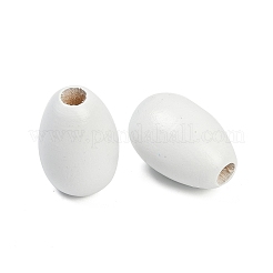 Спрей окрашены деревянные европейские бусины&nbsp;WOOD-F017-10F