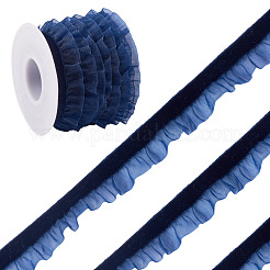 5 ярд эластичной бархатной органзовой ленты&nbsp;SRIB-TA0001-28D