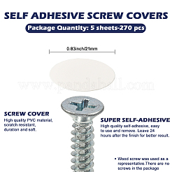 5 лист бумаги самоклеящиеся заглушки для отверстий под винты наклейки&nbsp;DIY-SP0006-20