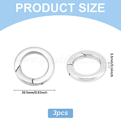 3 шт. пружинные запорные кольца из нержавеющей стали&nbsp;FIND-UN0016-54C