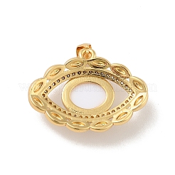 Латунные микро проложить кубического циркония подвески&nbsp;KK-B059-44G-C