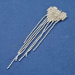 Подвески латунные горный хрусталь&nbsp;KK-I715-15S-02