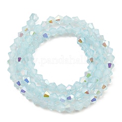 Выпечка окрашенные стеклянные бусины пряди&nbsp;X-DGLA-F029-J2mm-A07