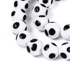 Бусы лэмпворк ручной работы&nbsp;LAMP-N037-02F